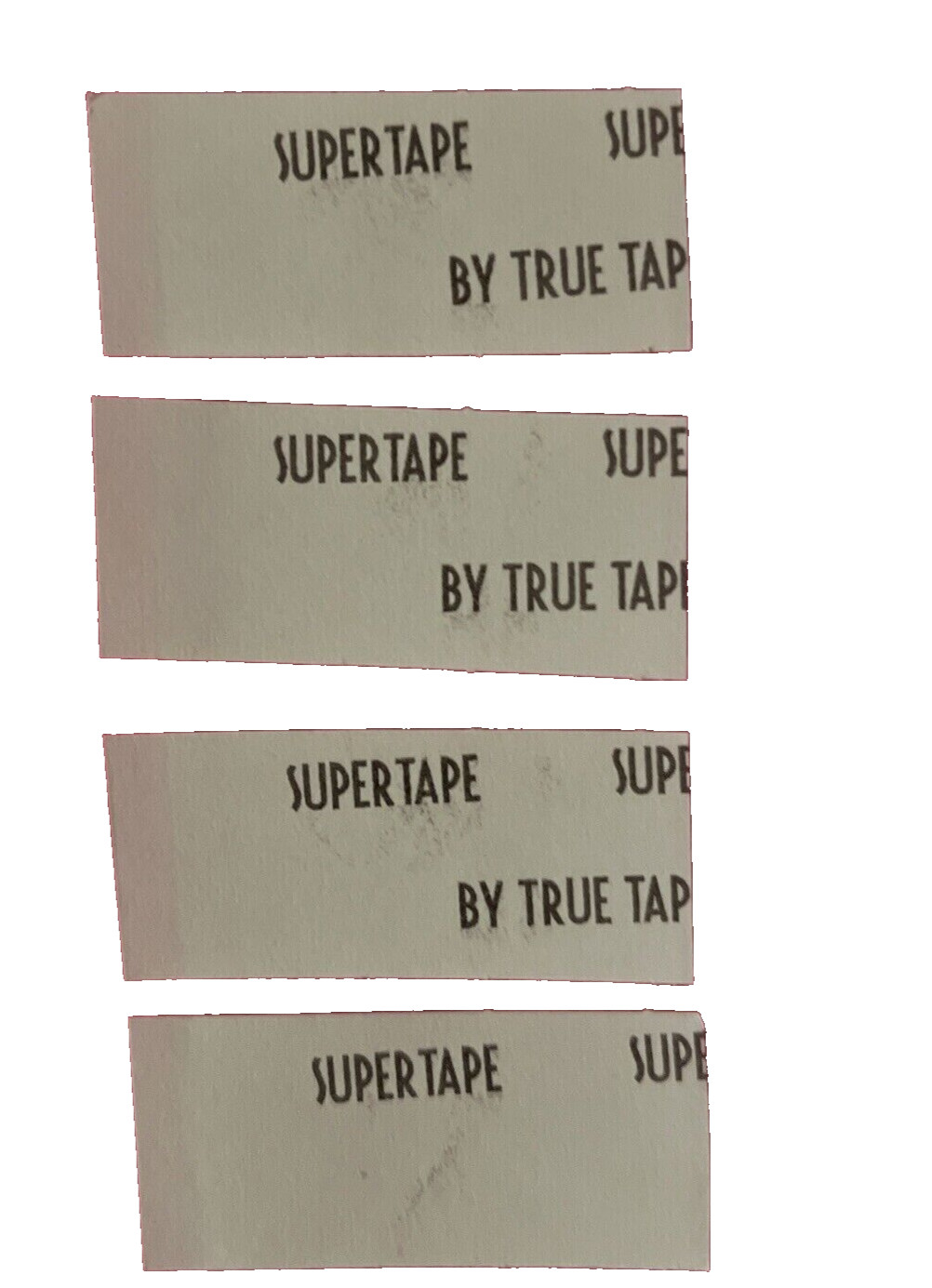 Supertape Mini Tabs Straight Cut 72 Strips by True Tape.