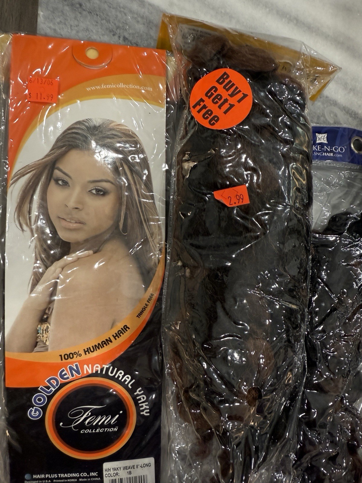 Human And Synthetic Hair Extensions All Lengths And Multiple Colors