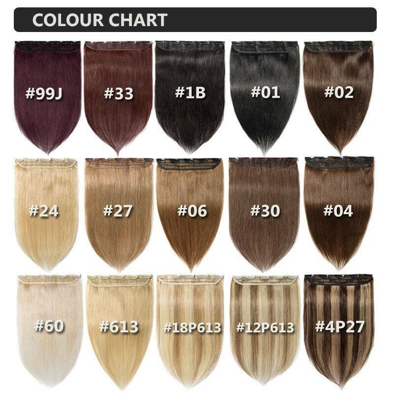 One Piece Full Head Hair Extensions Clip In Human Hair Extension 24″ Armenian