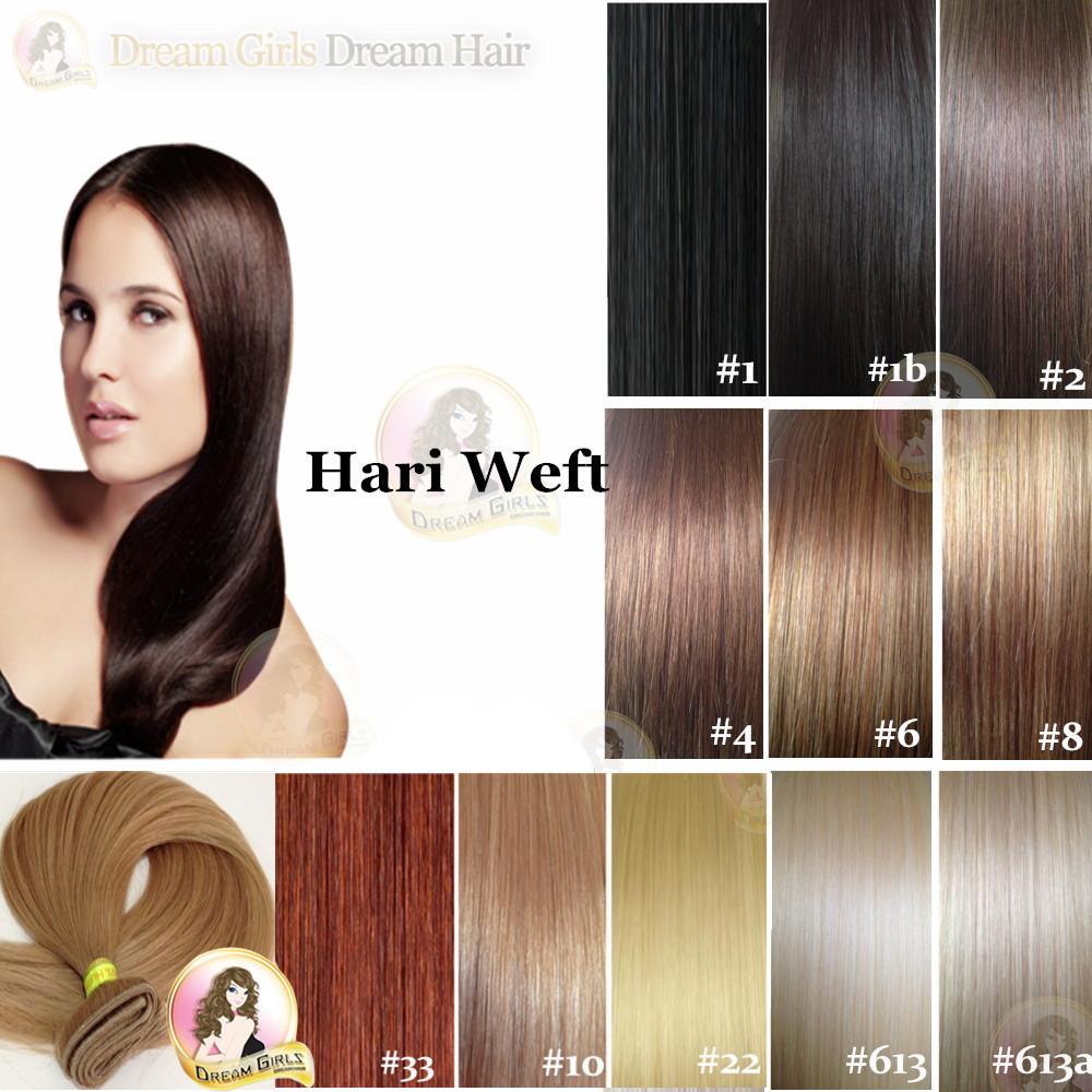 20″ European 100% Remy Weft Hair Extensions Double Drawn 100g Black/Brown/Blonde