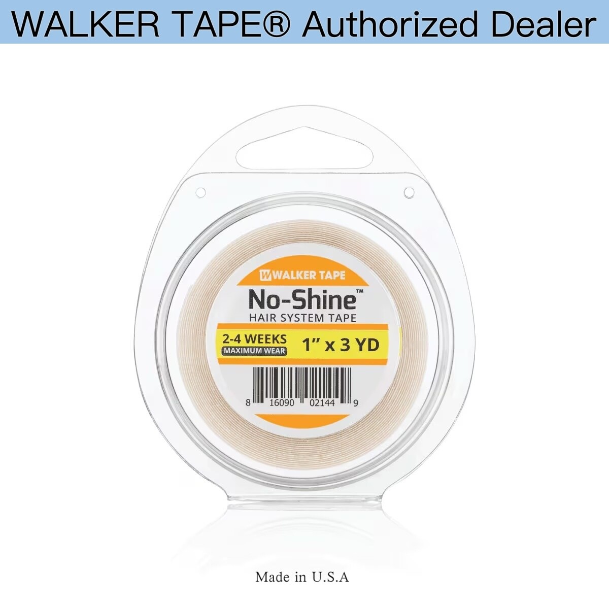 Walker No Shine Roll Support Tape, Hairpiece Wig Toupee Tape