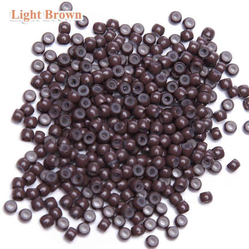 HAIRRO Nano Beads Tip Mini Micro Loop Small Ring for Nano Hair Extensions Black