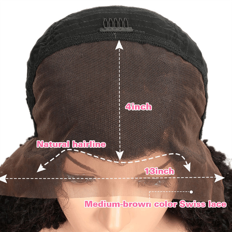 Ombre Highlight Piano Color 13×4 Lace Wig Jerry Curly Human Hair Wig With Baby H