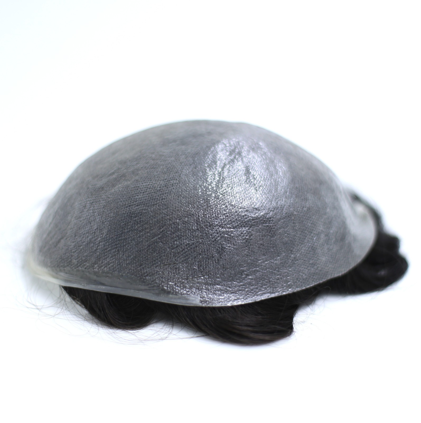 Ultra Thin Skin Super Mens Toupee Human Hair Replacement System Hairpieces 7×9