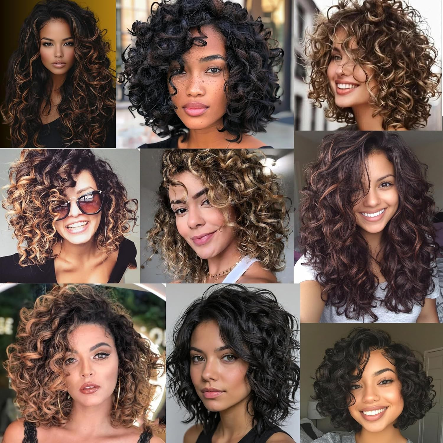 Ocean Wave Crochet Hair 9 Inch Curly Crochet Hair Ocean Wave 7 Packs Deep Wave S