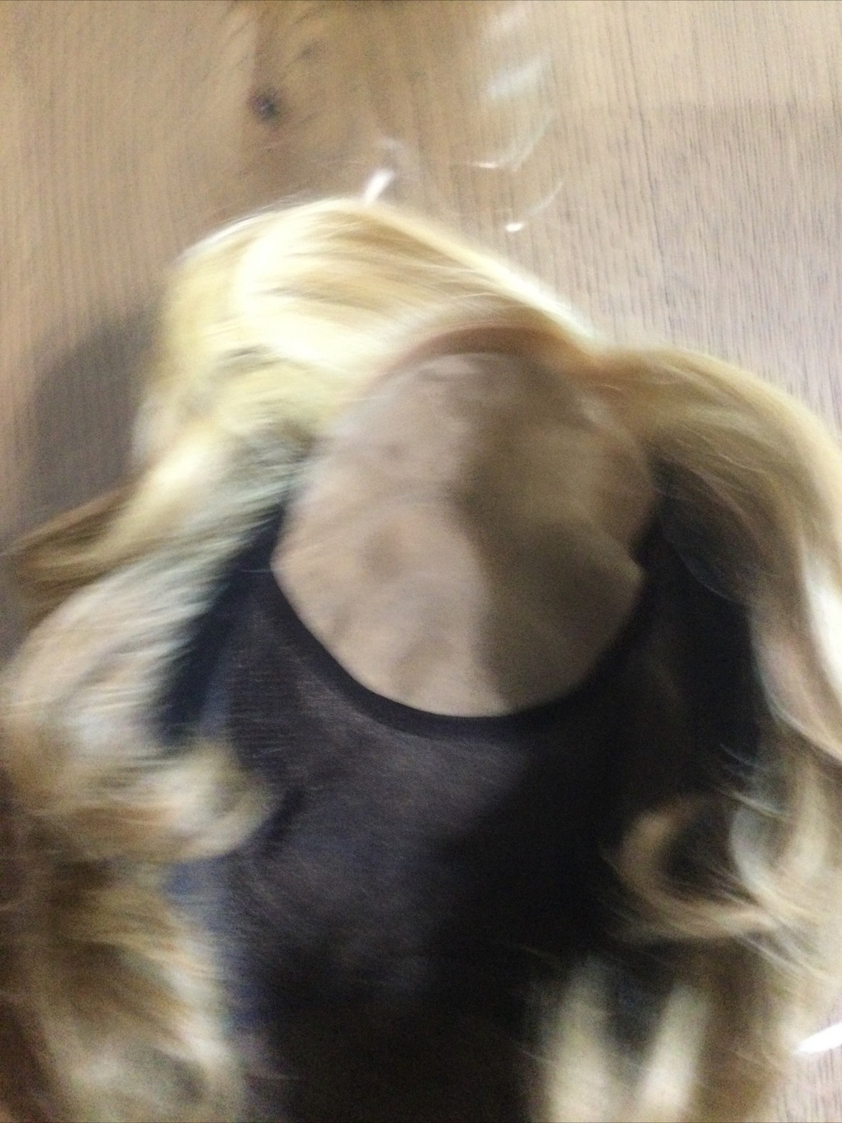 Amore KIMMIE Human Hair and HF Hair Short Lace Front Hand-tied WIG, Gold Blond