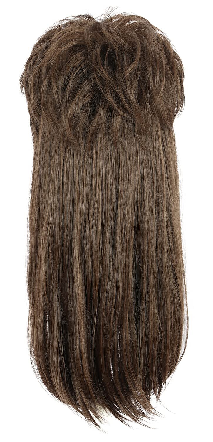 Adult Long Rock Star Wig Halloween Cosplay Wig Mullet Wig Heat Resistant Wigs