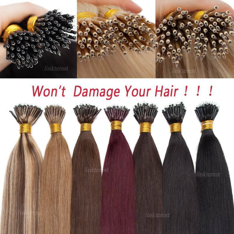 CLEARANCE Thick Micro Loop Beads Nano Ring Tip Remy Human Hair Extensions 150G