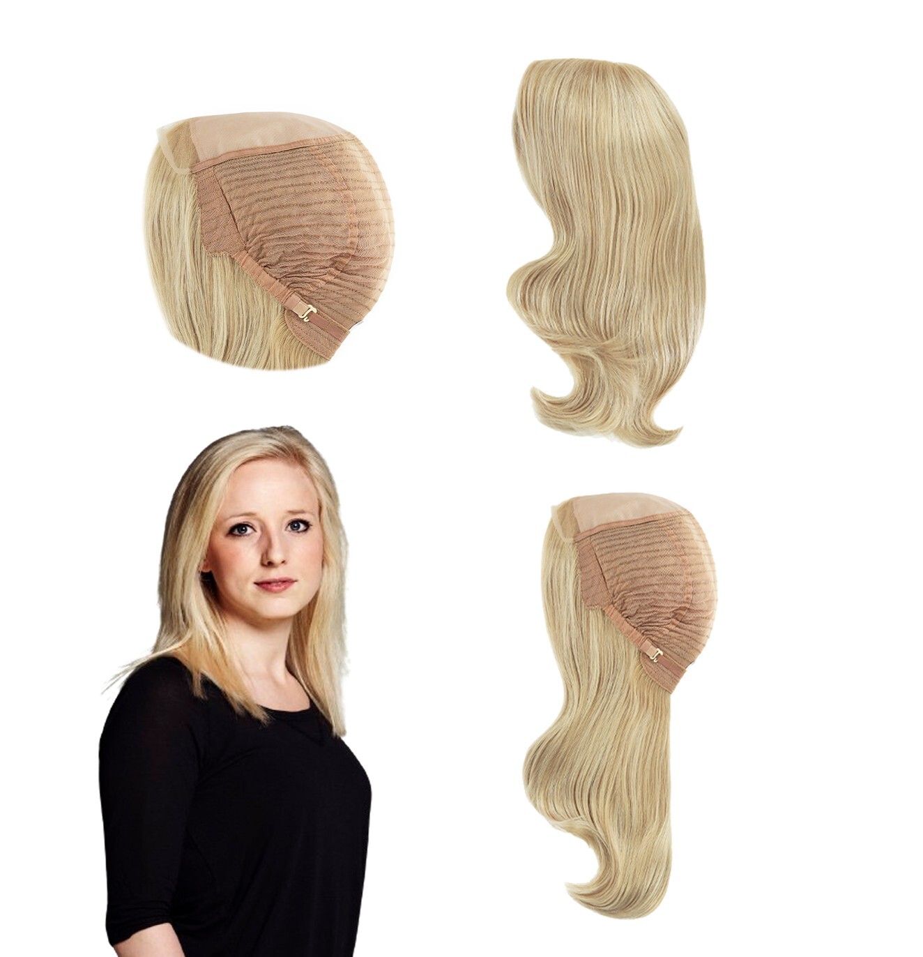 Women European Cuticle Remy Hair Wigs Human Hair Mono Top Lace Front Wig#102/22R