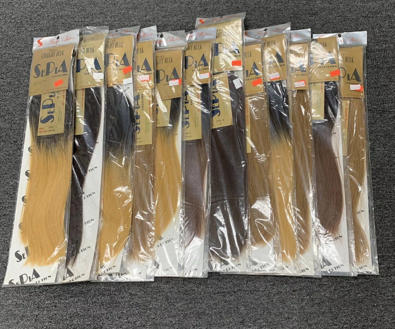 Sepia 100% Human Hair ~ Silky Straight Bulk 18″ Length ~ STB18 ~ Choose Color