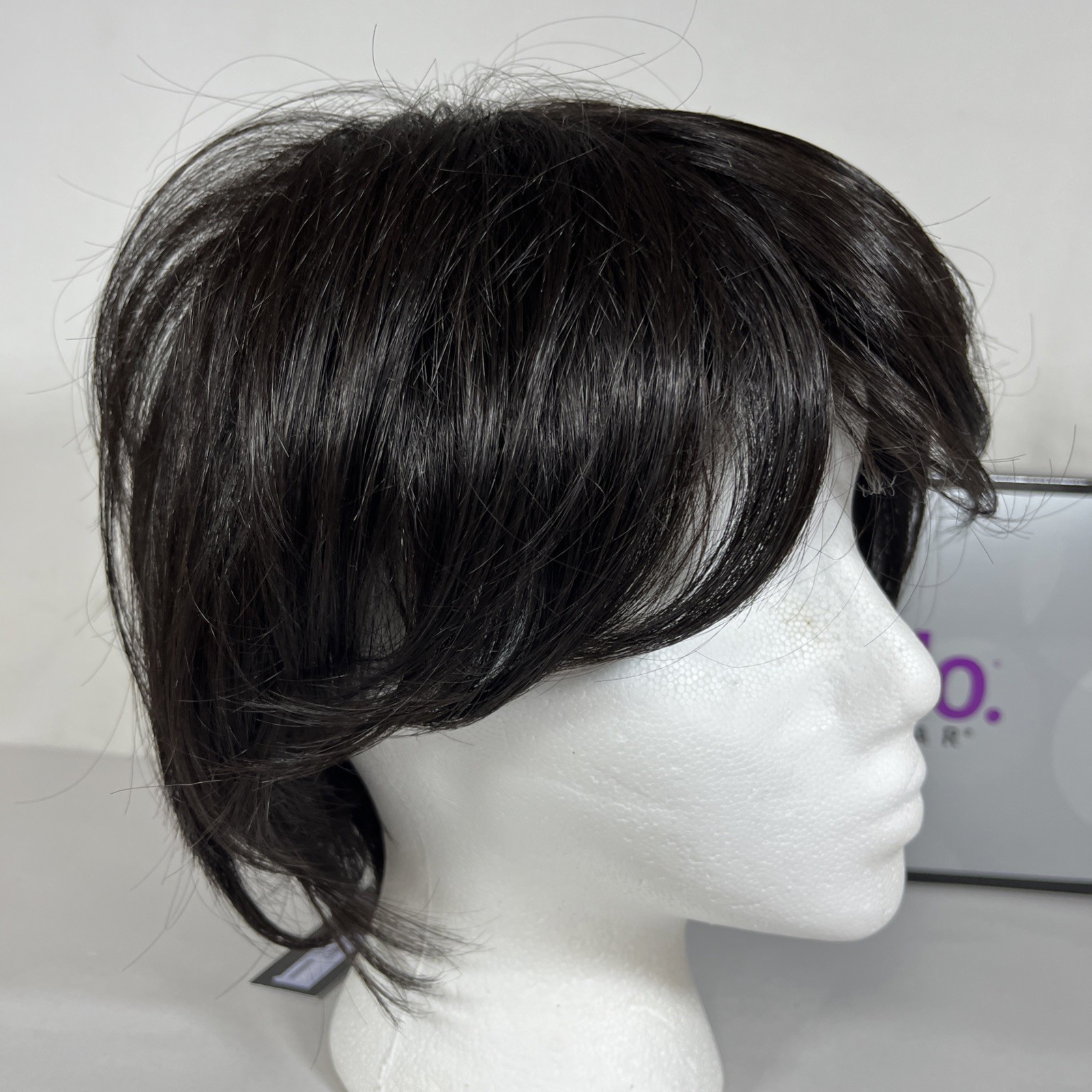 Textured Fringe Bob Wig Hairdo by HAIRUWEAR Midnight Brown Dark Brown R4