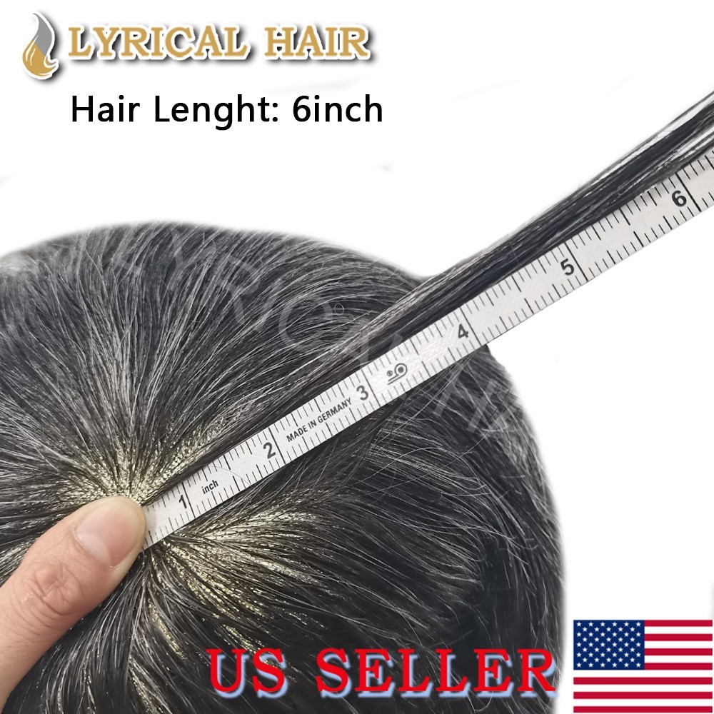 Lyrical Hair Mens Toupee Fine Mono Lace Human Hair System Monofilament Hairpiece