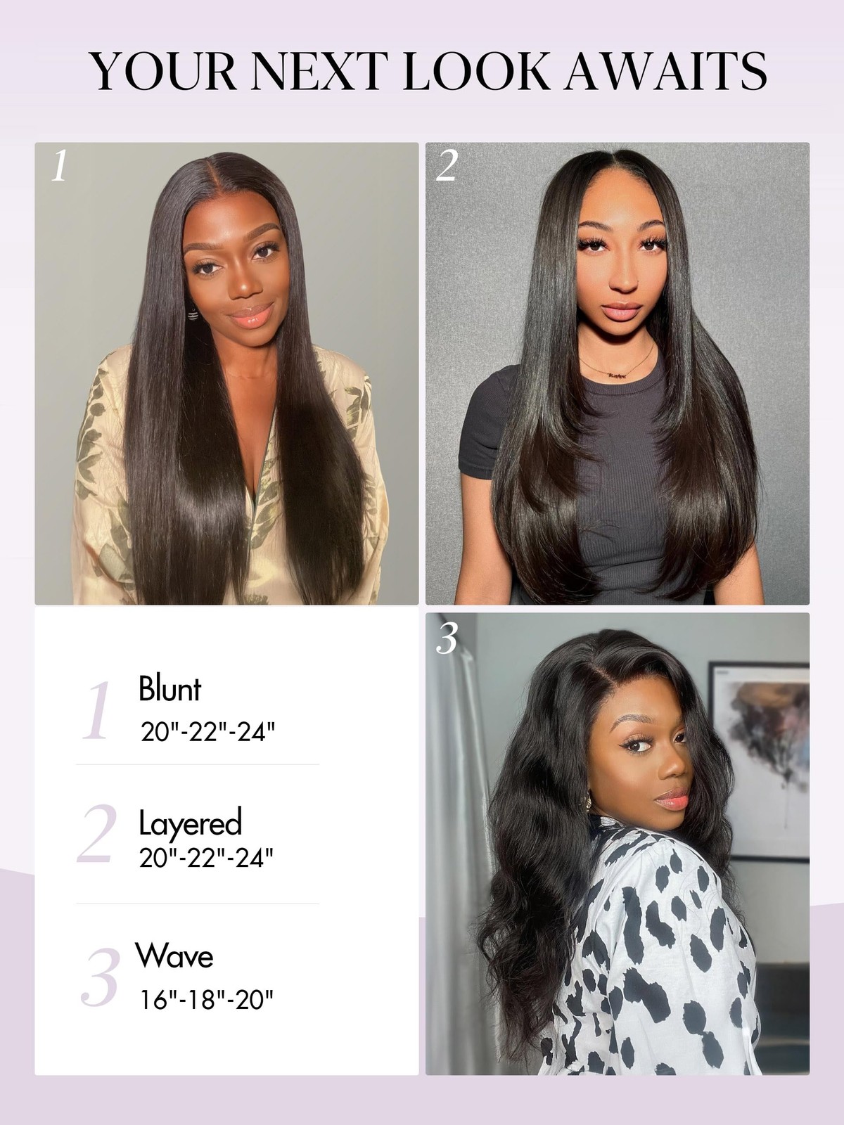 Luvme 12A Human Hair Bundles Straight 14 16 18 Inch 100 Brazilian Virgin Human