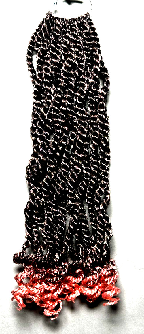 6 Pack Kori Koil Natural Pre-Layered Braid 12″ Fast Drying Curly Pink Crochet