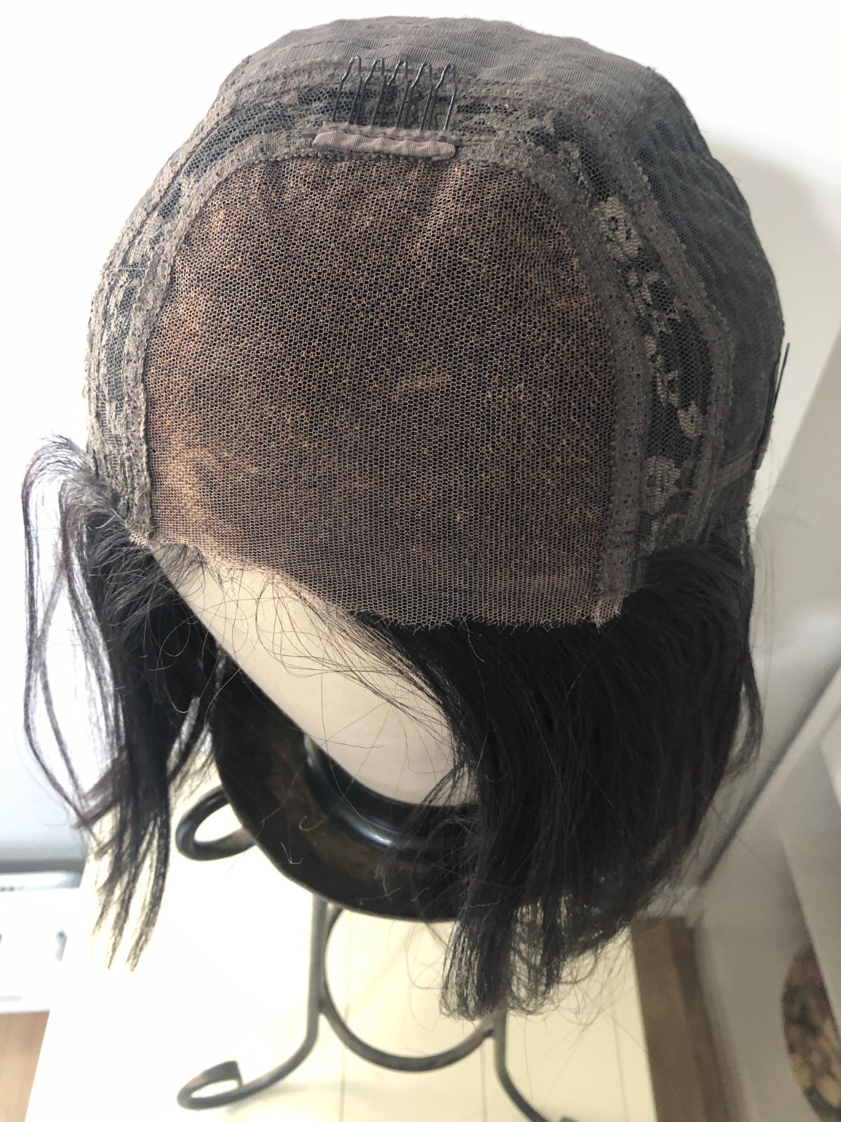 Luvme Hair HD Lace Wig Asymmetrical Bob 100% Human Hair Glueless C-Part 10-14 In