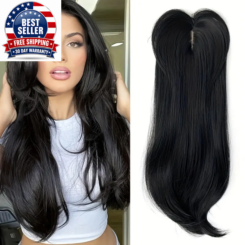 [22 Inch Straight Wig Block] Elegant 22 Inch Women’S Straight Synthetic Wig Bloc
