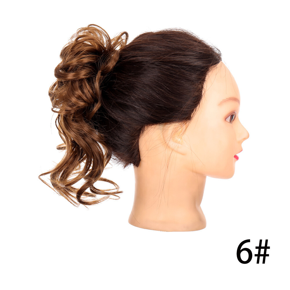 Messy Hair Scrunchies Tousled Updo Hairpiece Bun Ponytai Chignon for Women Girls
