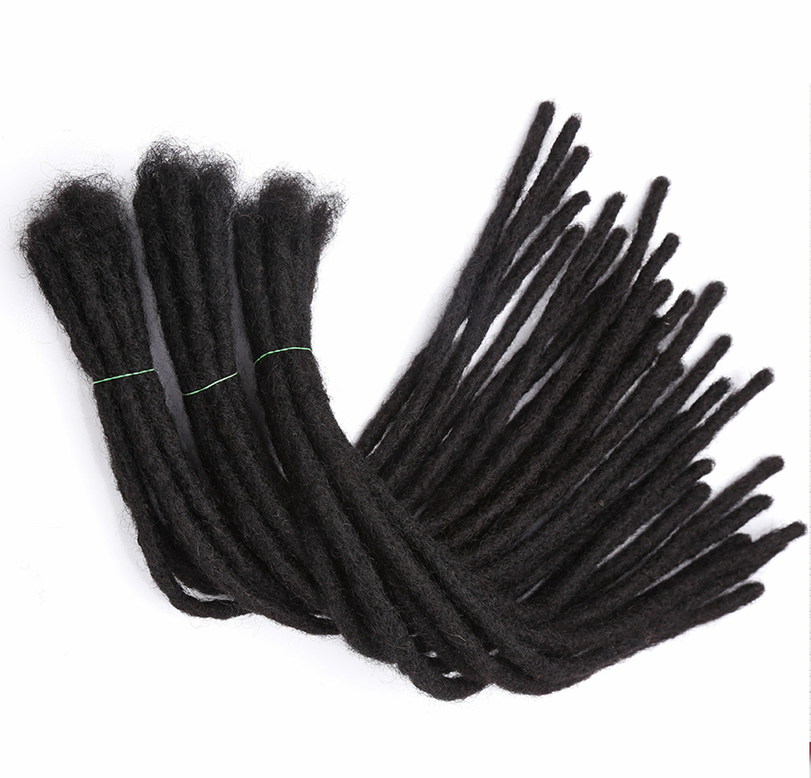 100% Real Human Hair Dreadlock Extensions for Man/Women Full Head Handmade