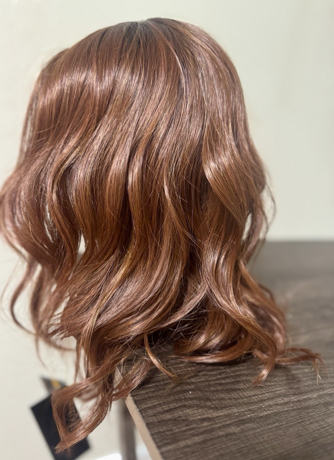 Dalgona 16 HF Hand-tied Cayenne with Ginger Root Wig