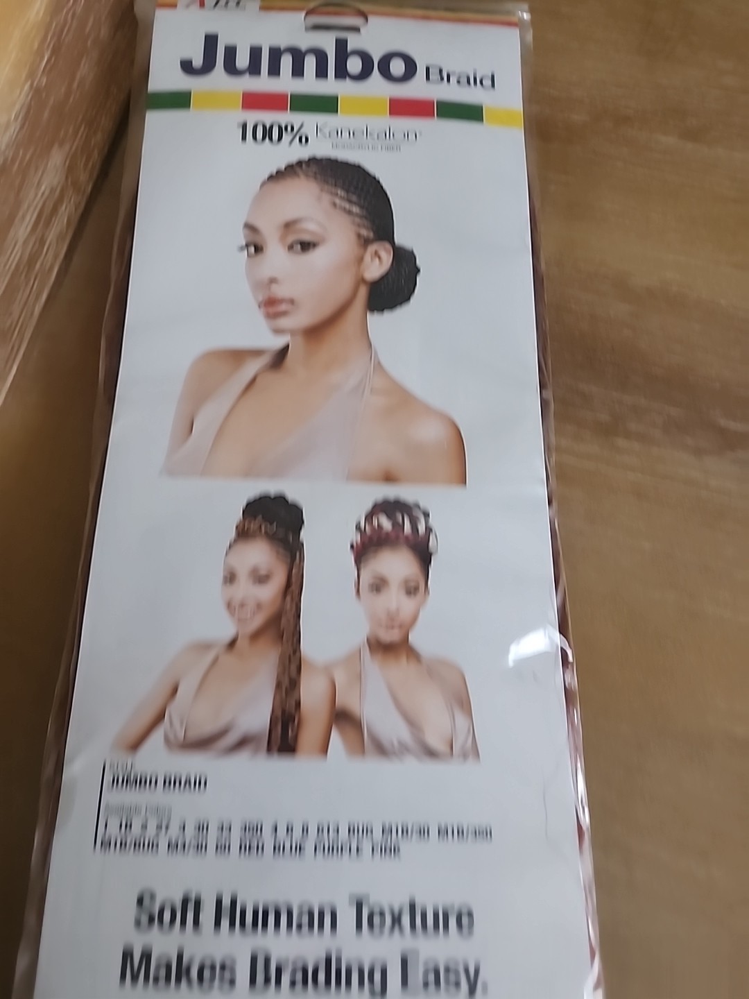 Jumbo Braid Synthetic Braid 100% Kanekalon48″ Pack 1 Color 350 Afri Naptural