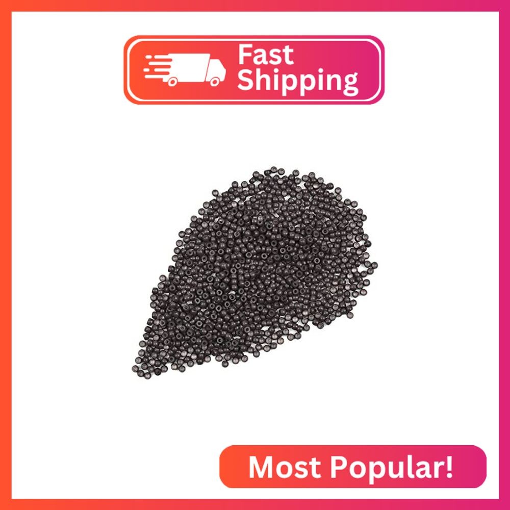 1000 Pcs 3.0mm Silicone Lined Beads Nano Beads for Hair Extensions Copper Nano R