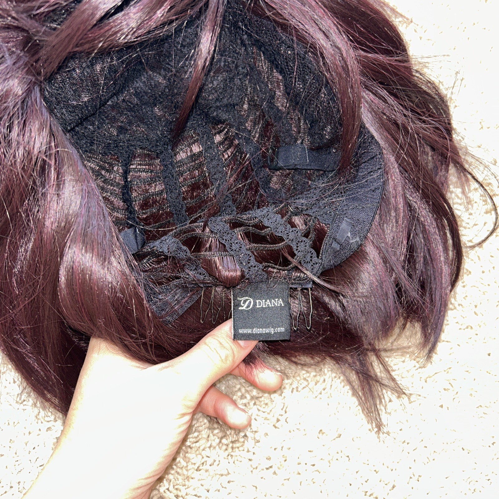 8” Adjustable DIANA Pure Natural wig Indonesia