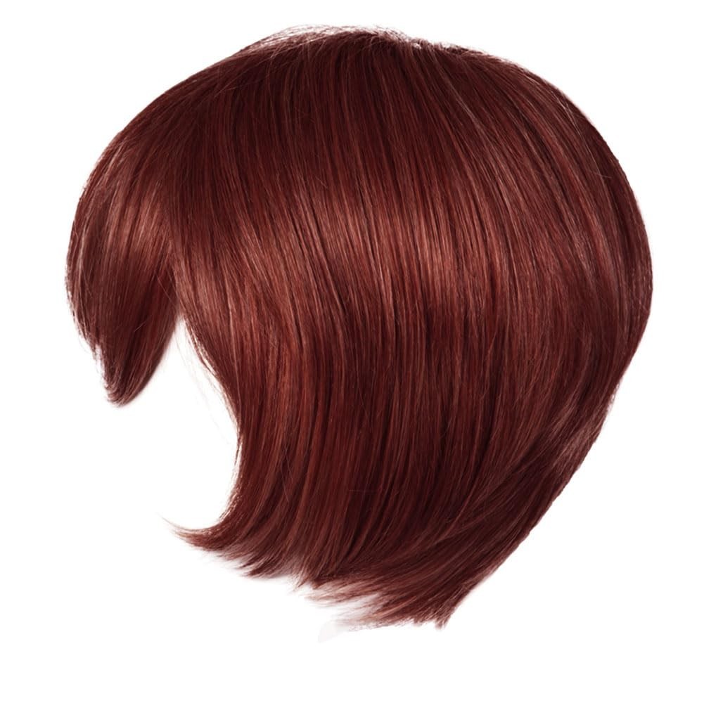 Raquel Welch Born to Shine Short Asymmetrical Wig Hairuwear RL33/35 Deepest Ruby