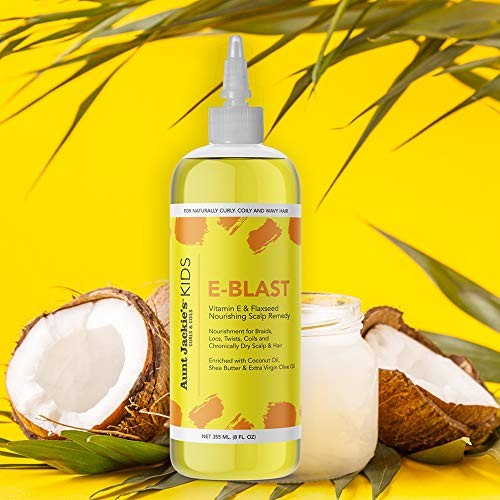 Kids E-Blast Daily Oil for Dry Scalp, Vitamin E and 1 Fl Oz (Pack of 1) Yellow