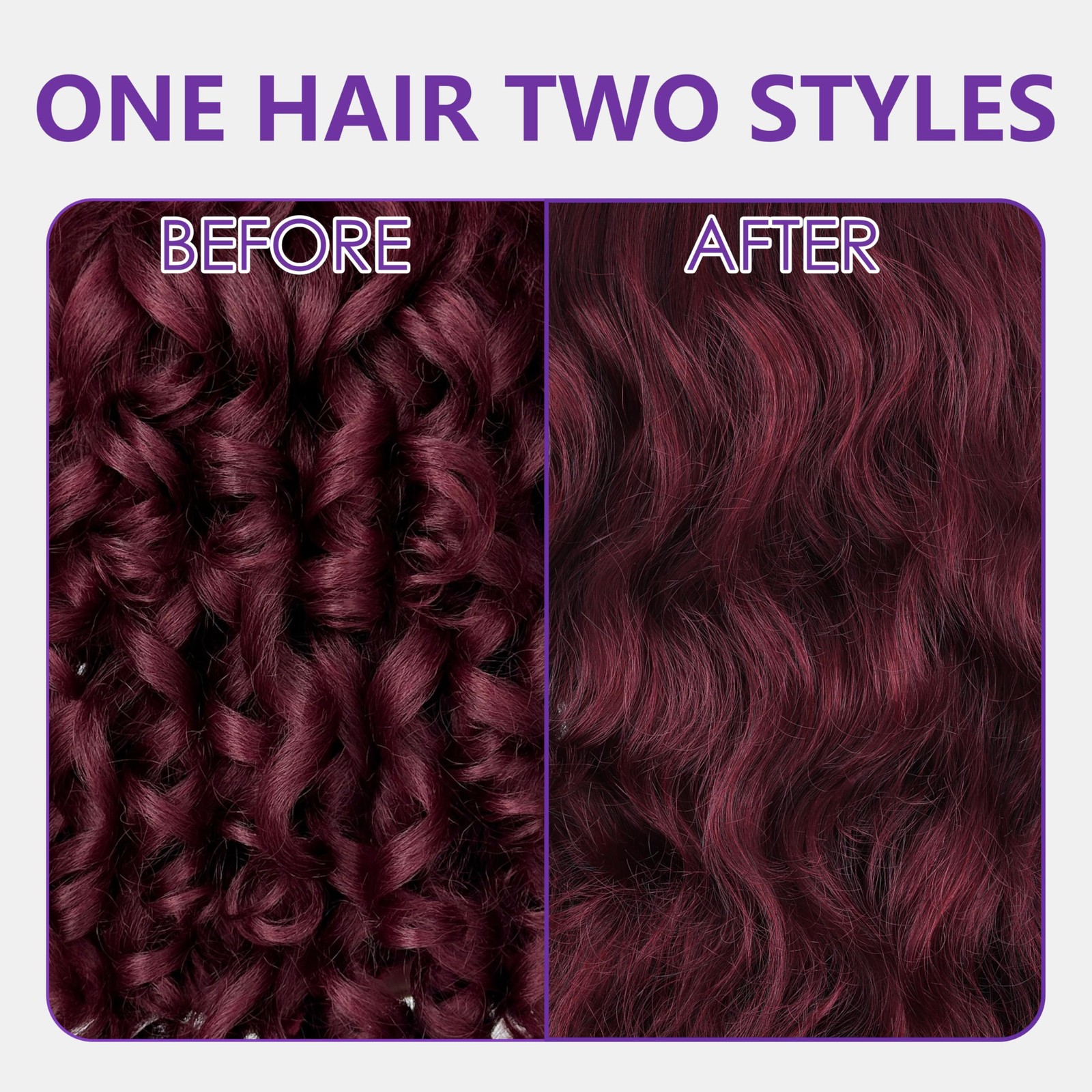 Soku Curly Lace Frontal Wigs For Black Women Long Wavy Red Burgundy Glueless