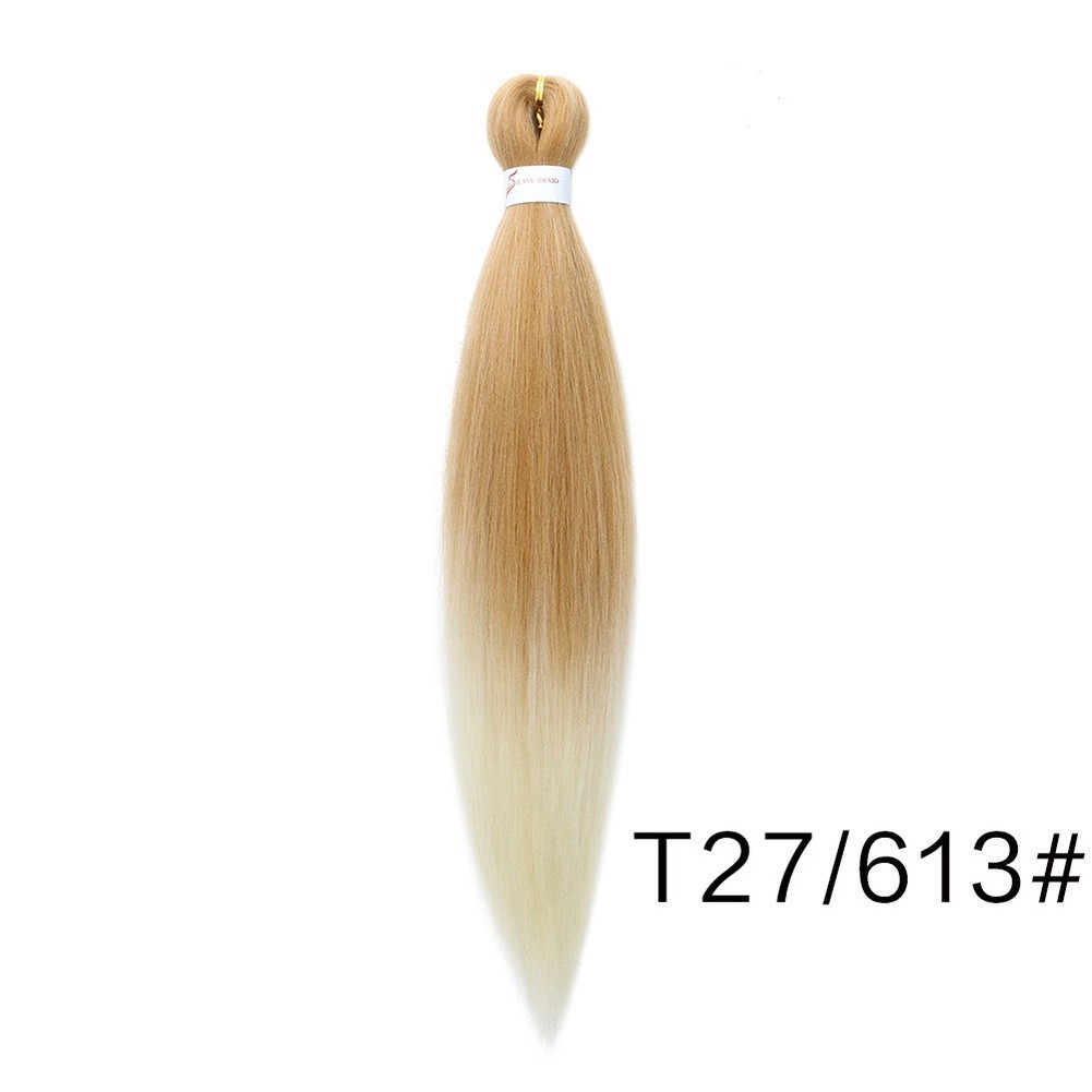 20 Inch Synthetic Easy Braid Hairpiece Low Temperature Fiber Lightweight