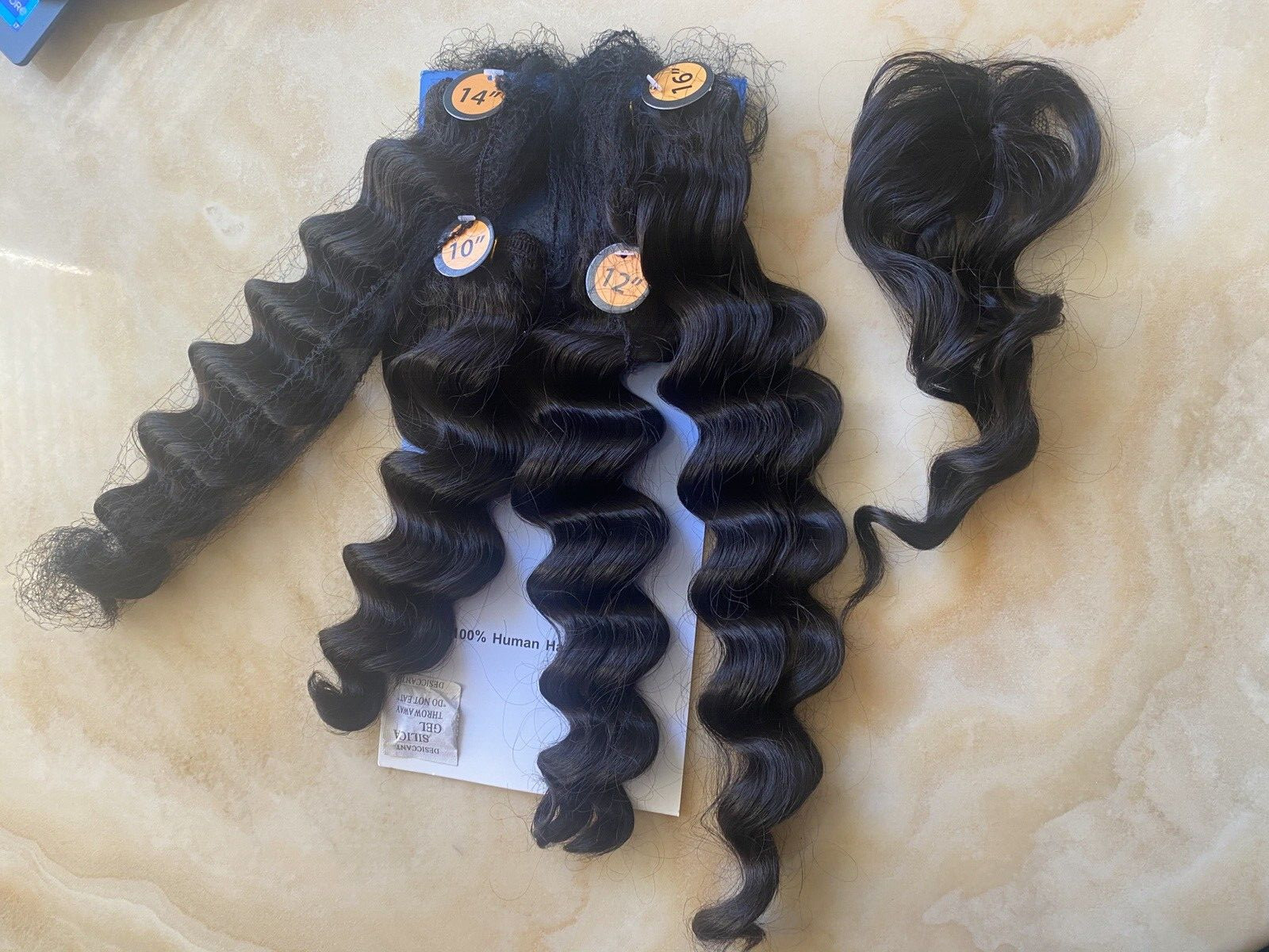 HAIRTREND SYNTETHIC HAIR ALL IN ONE DEEP WAVE 10 12 14 16 12 INCH CLOSURE COLOR2