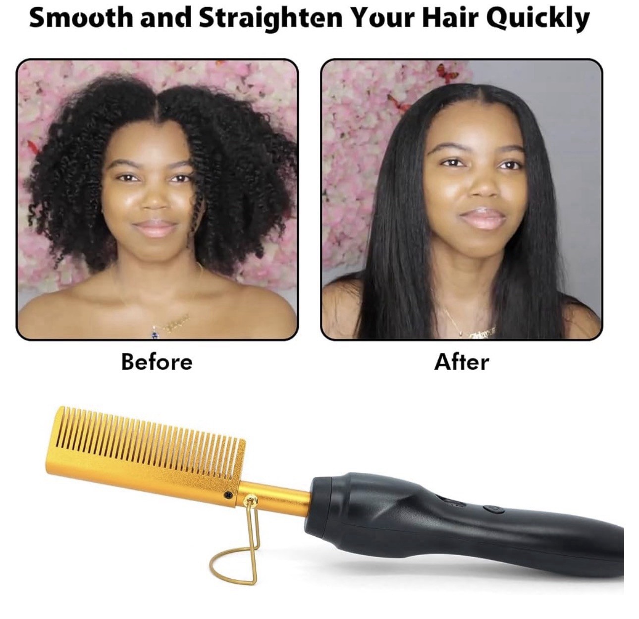 Wig hot comb press and Water-Resistant Lace Kit Glue/Remover DOLA HAIR
