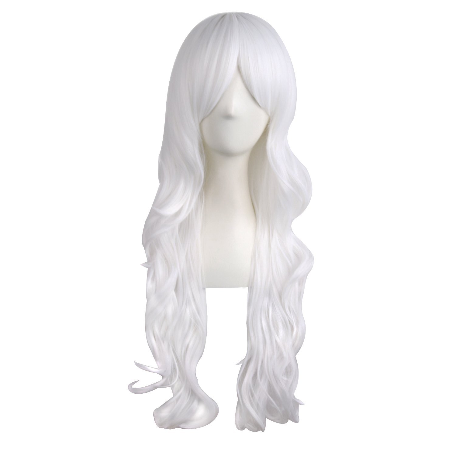 Party Hair Anime Wigs Full Hair Wavy Full Wig Hair 28″ Long Brown Loose Curly