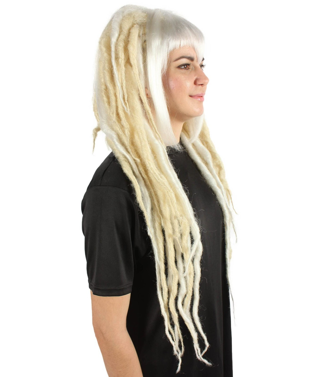 Adult Women’s White Blonde Vampire Wig with Dreadlocks HW-7044