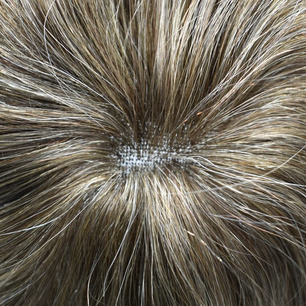 MensToupee Hairpieces French Lace Front Poly Lace Skin Hair Replacement Systems
