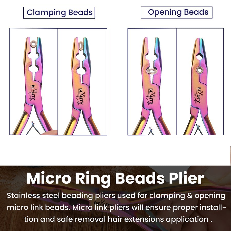 Beauty & Crafts Micro Links Hair Extension tool kit