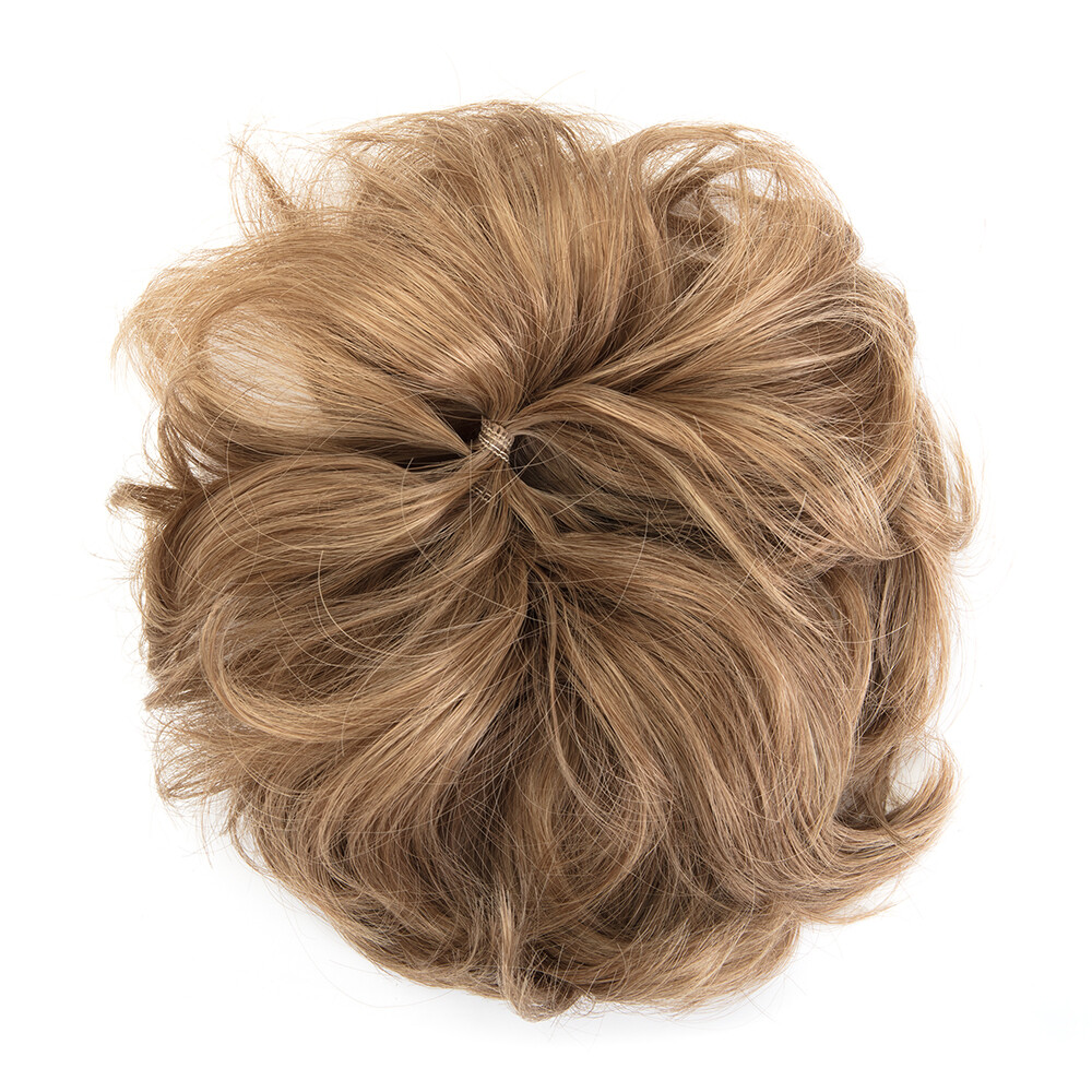 Curly Messy Bun Hair Piece Scrunchie Updo Cover Hair Extension Real As Human New