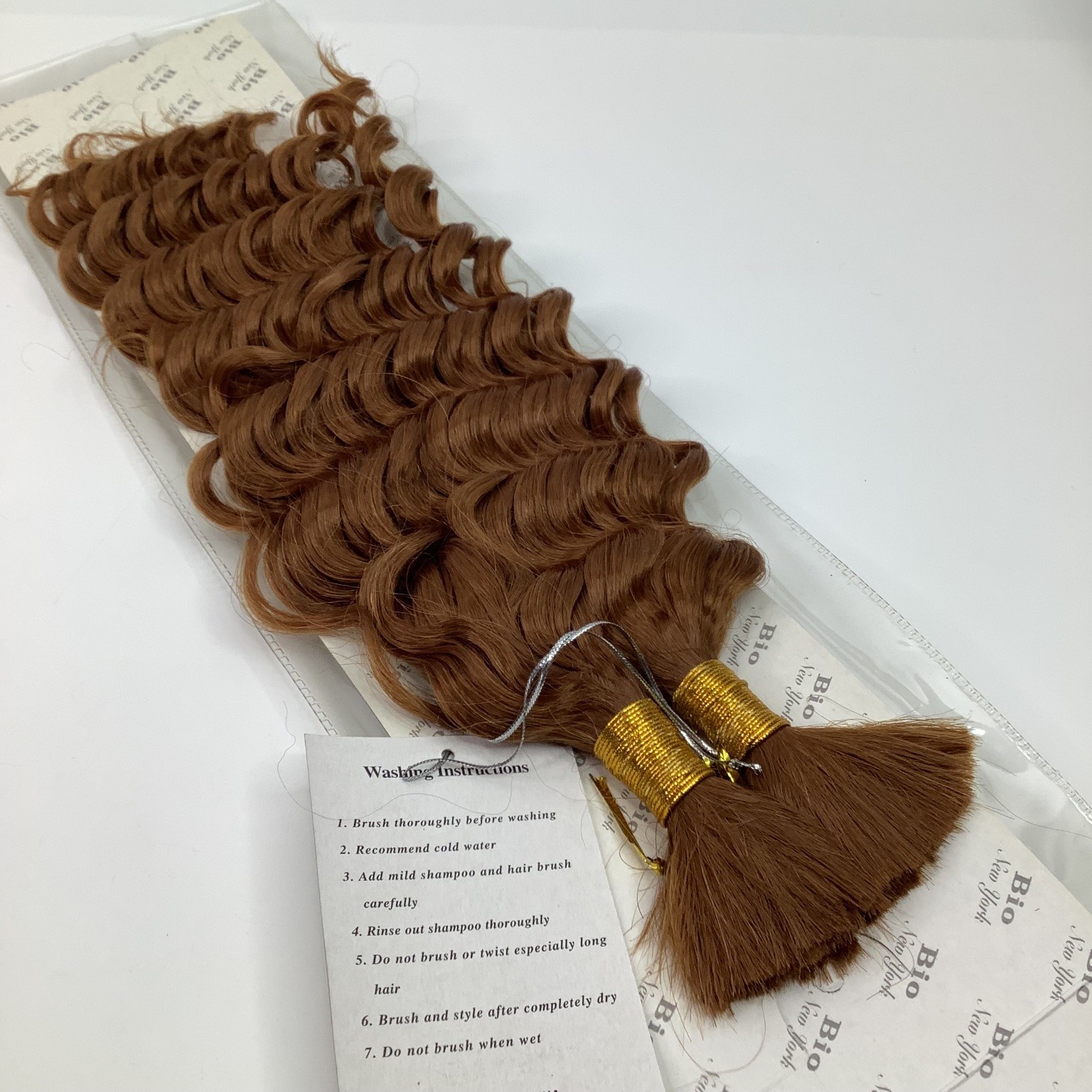 Bio New York H/H DEEP BULK Human Hair Extensions 14″ Color 30 Wavy