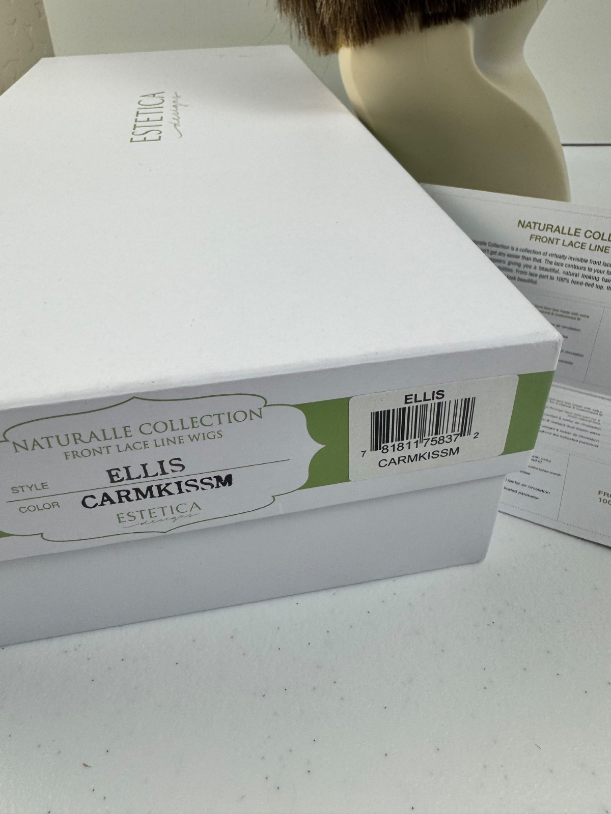 Estetica Ellis Wig Lace Front Mono Caramel Kiss Mono Part Blunt Bob Highlighted
