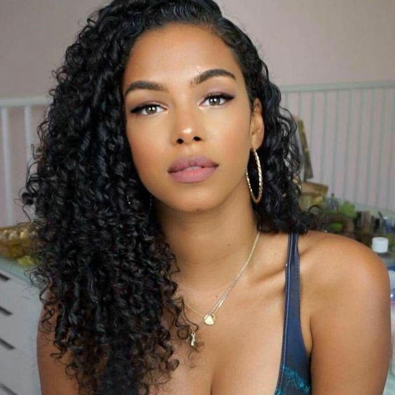 Long Afro Kinky Wavy Curly Wigs Black Synthetic Hair Full Wig Glueless Daily US