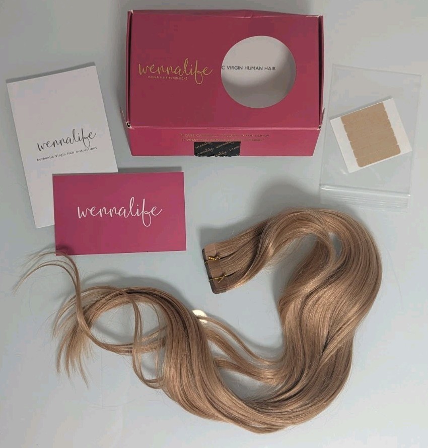 Wennalife Authentic Virgin Human Hair Extensions 22″ – Box With 21 Strand