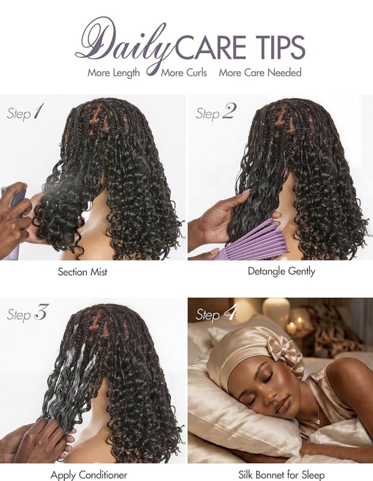 LUVME Deep Wave Crochet Hair 16 inch, 130g