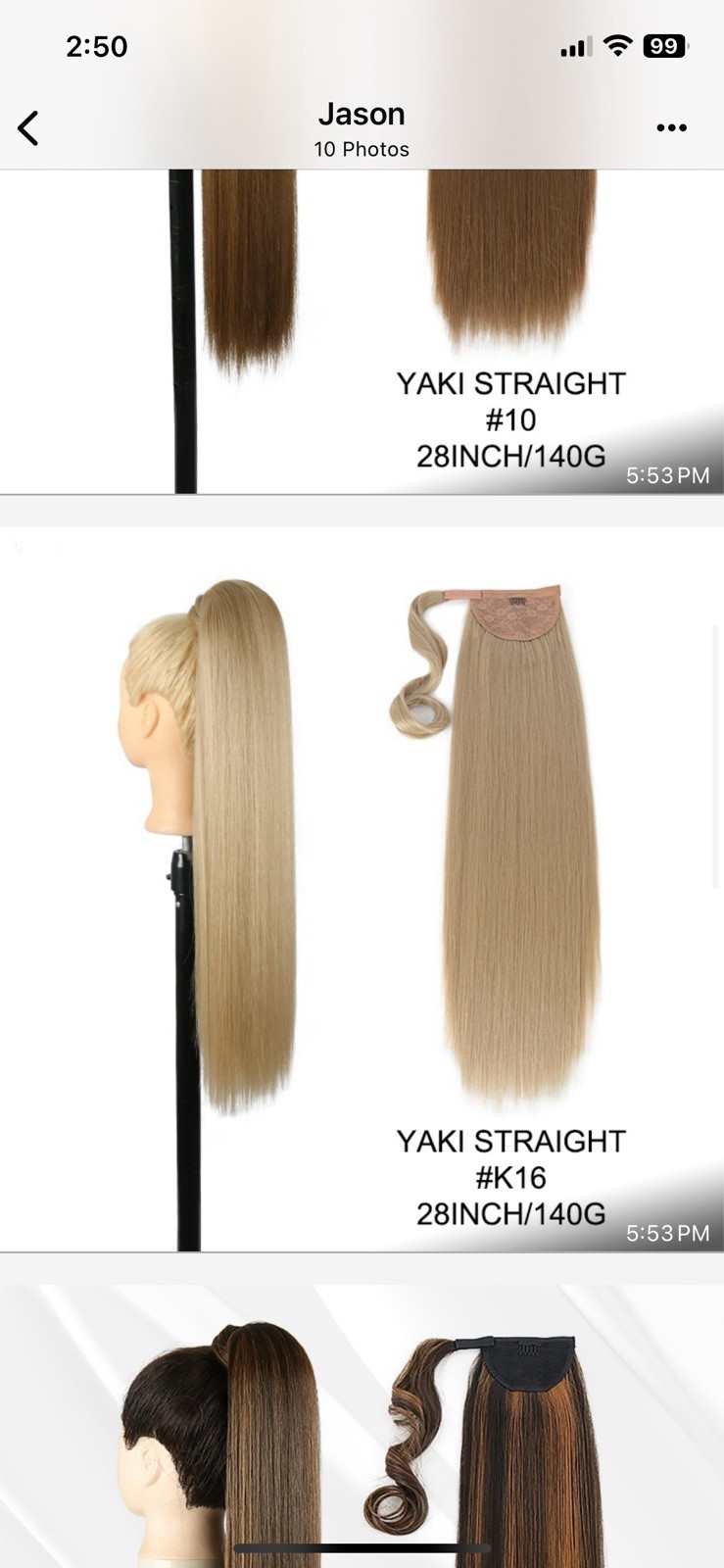 Wrap Up Pony Tail Hair Piece Extension 28 Inch Long New In Package