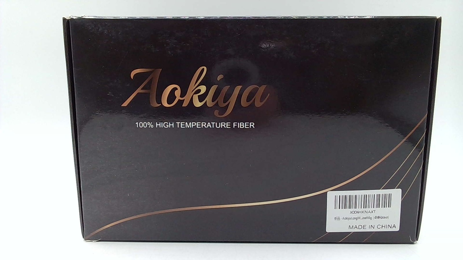 21.65in Black High Temperature Fiber Hair Wigs With Bangs For Women 100% Density
