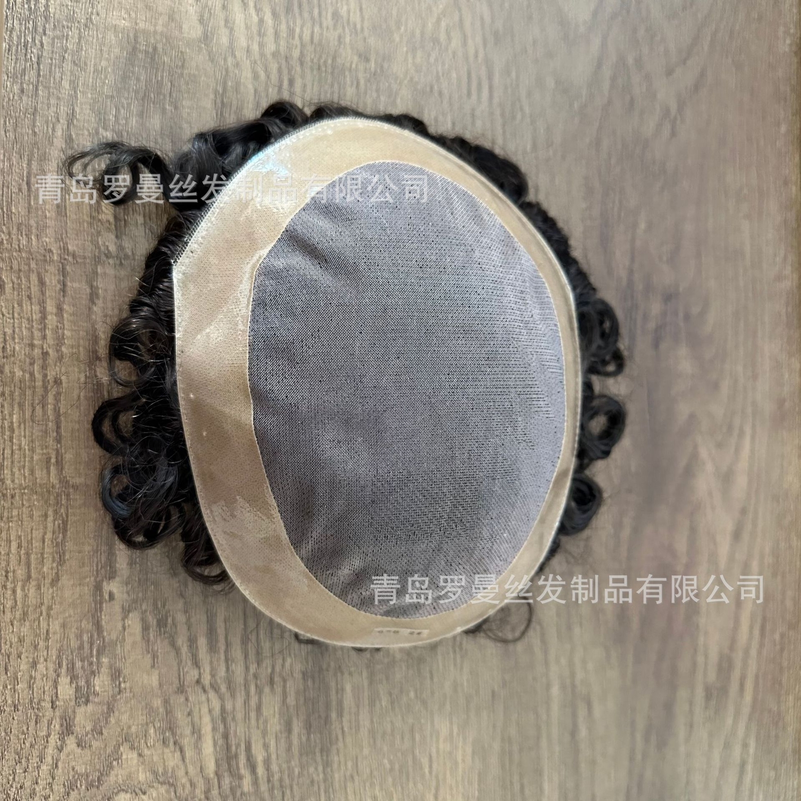 20mm Natural Curly Hair Toupee for Men Super Thin Durable Mono &PU Base 6×8 Inch