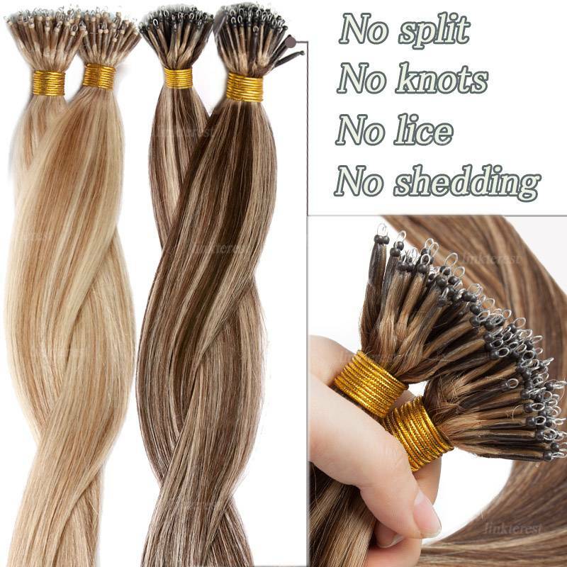 CLEARANCE Thick Micro Loop Beads Nano Ring Tip Remy Human Hair Extensions 150G