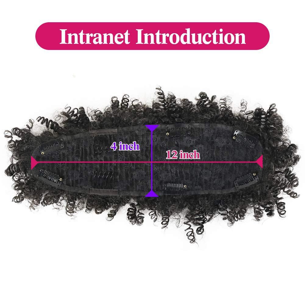 Afo kinky Curly Monk Hair Closure for women or Men Everyday Wear Hair Piece