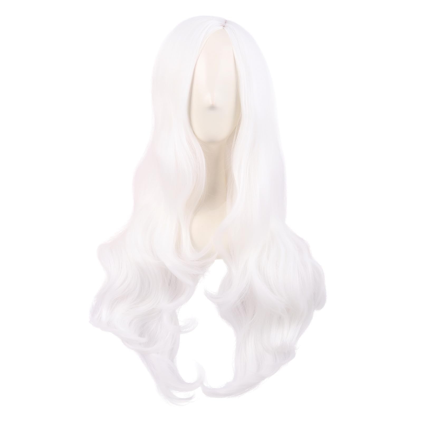 28 Inch/70 cm Long Wavy Curly Synthetic fiber Side Bangs Anime Cosplay Party …
