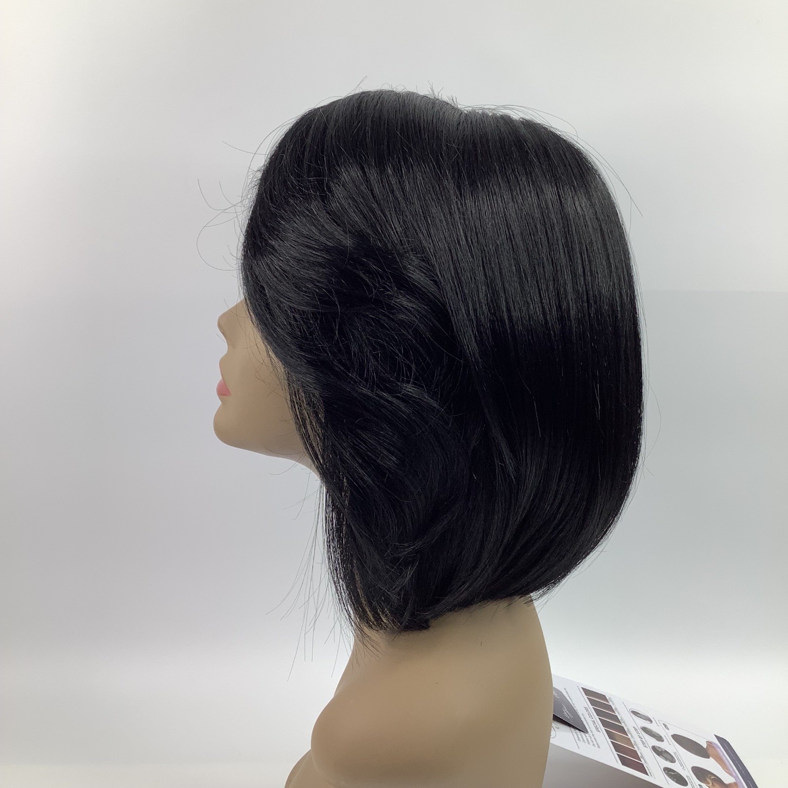 Outre Lace Front Wig Mandi 10″ Color 1 Heat Resistant Fiber HD Lace