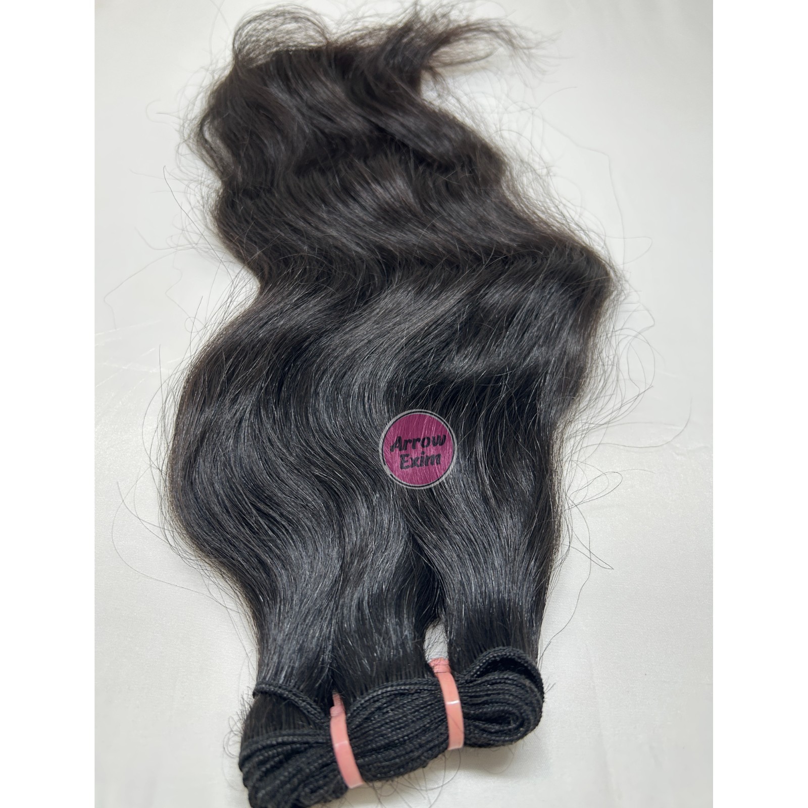 Single donor unprocessed 100% Natural Indian temple raw hair